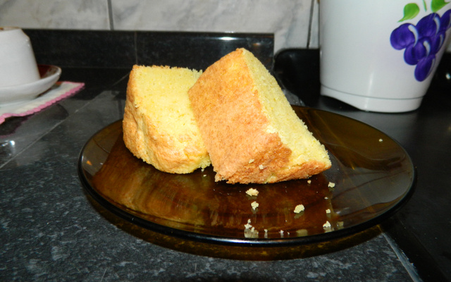 Bolo de laranja no liquidificador