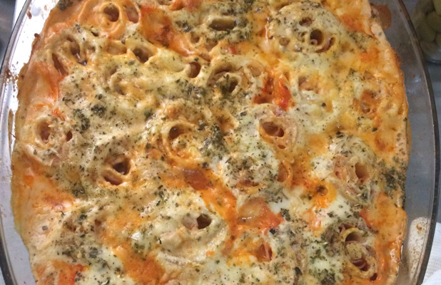 Rondele ao molho branco super rápido