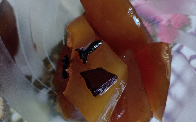 Doce de mamão verde em cubinhos