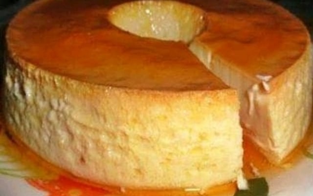 Pudim de micro-ondas