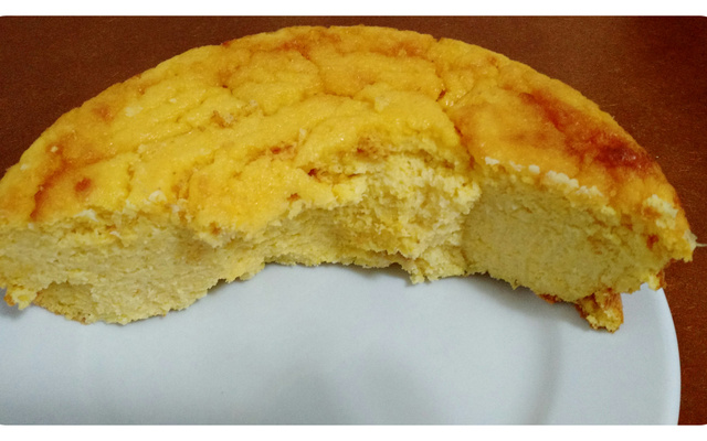 Bolo de espiga de milho verde diferente
