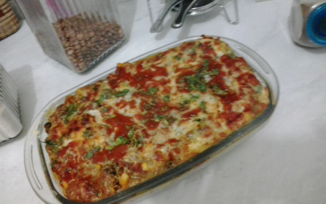 Torta -Pizza rápida de sardinha