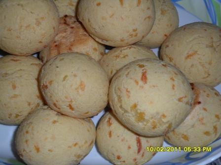 Pão de queijo com polvilho azedo