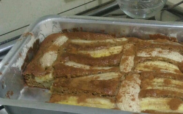 Torta de banana integral