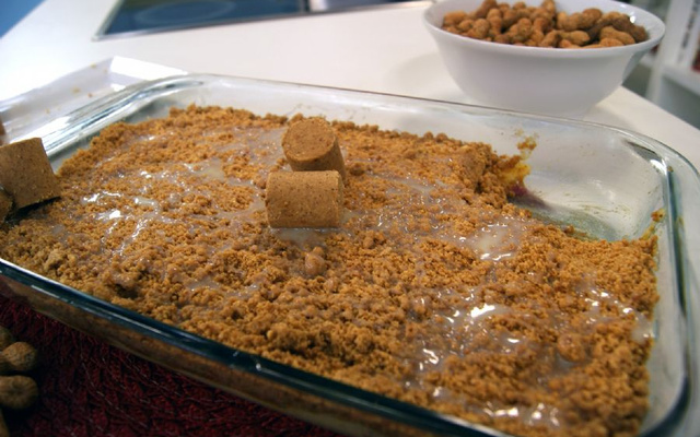 Pavê chocoçoca (chocolate com paçoca)