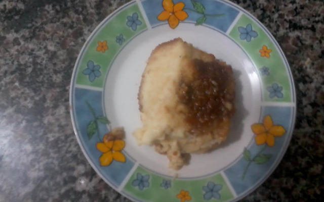 Pudim de pão cremoso