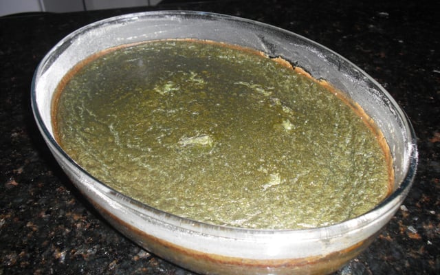 Souflé rápido de espinafre