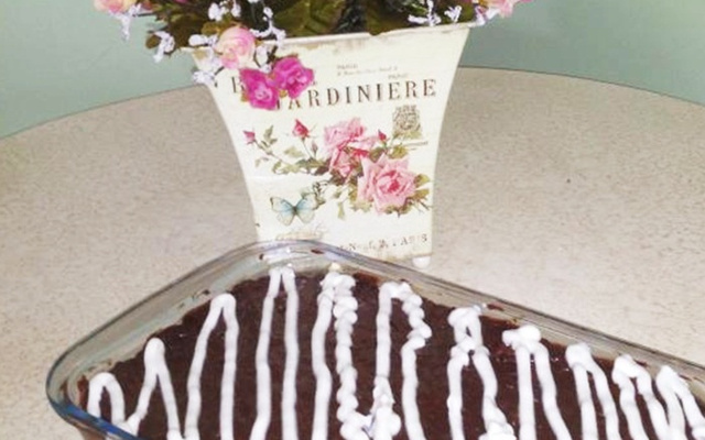 Pavê simples de chocolate da Biana