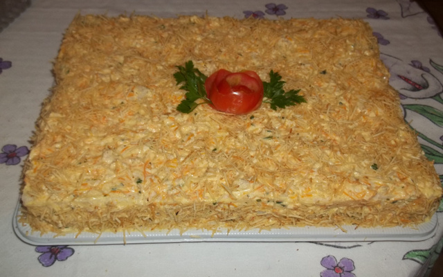 Bolo salgado de frango