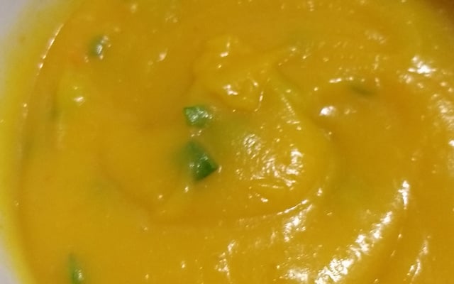 Sopa creme de mandioquinha