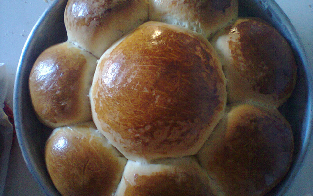 Pão doce de leite condensado