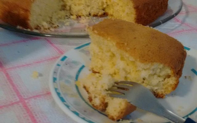 Bolo de fubá fofinho