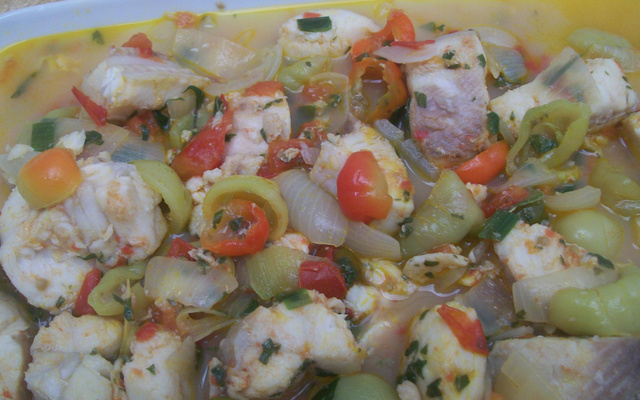 Cação com Pimenta de Cheiro