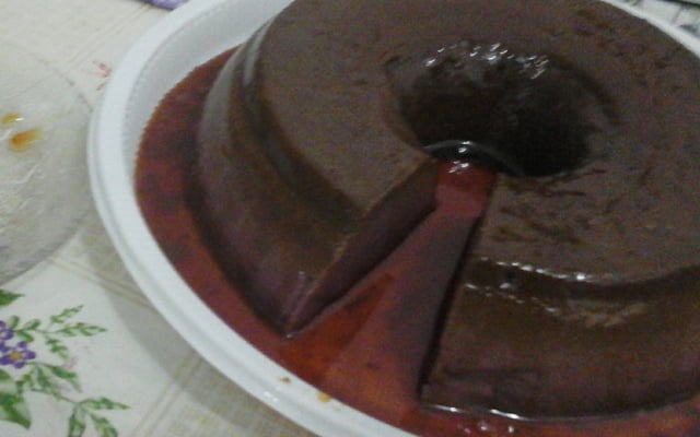 Pudim de açai