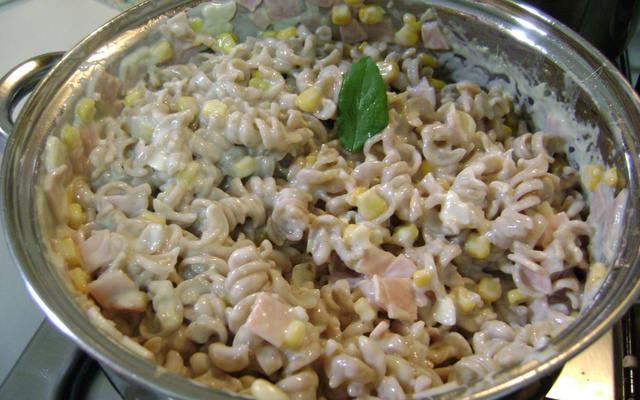 Macarrão à romanesca da Vivi