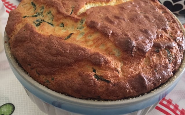 Souflé de espinafre