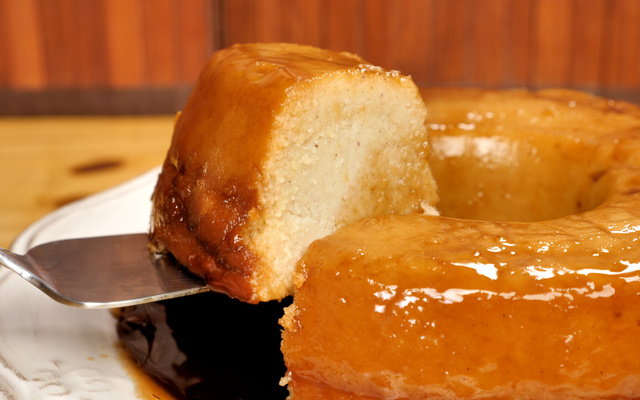 Pudim de feijão branco