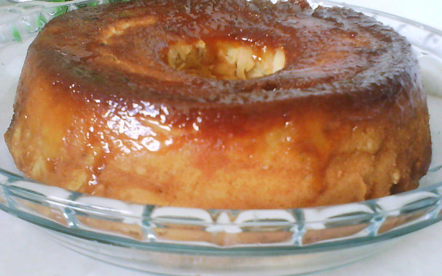 Pudim de pão da Fabi