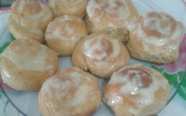 Pão de coco com batata doce