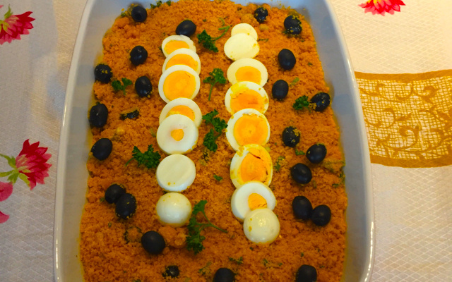 Farofa de cenoura da D. Helena