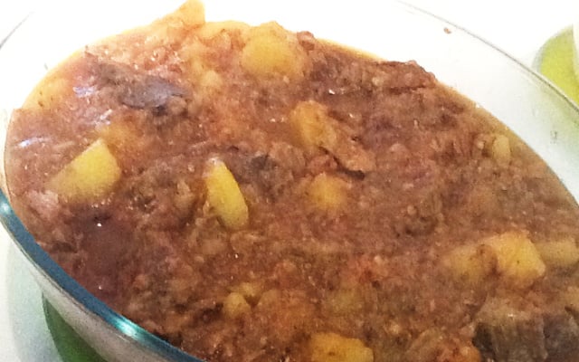 Carne de panela de pressão