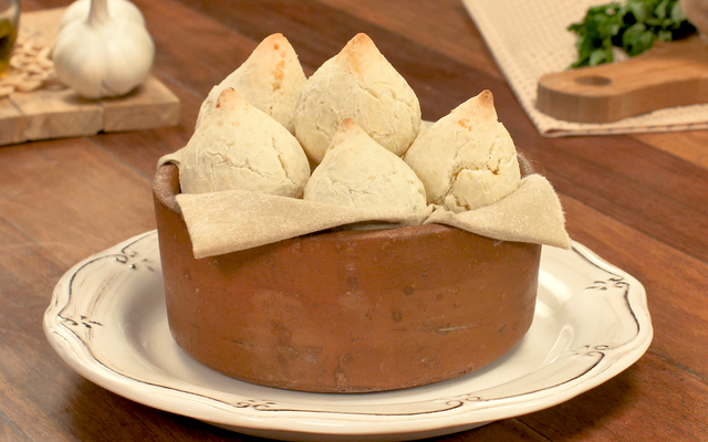Coxinha de pão de queijo