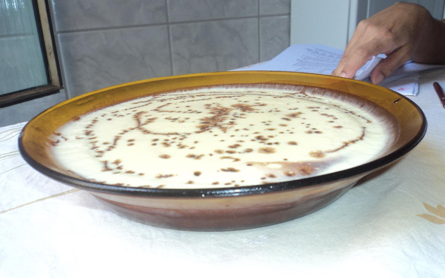 Sorvete de pudim de chocolate