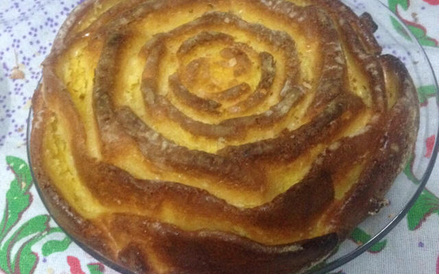 Bolo de milho de lata no liquidificador