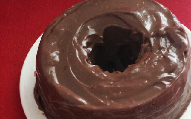 Bolo de micro-ondas de chocolate da Angélica