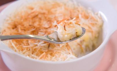 Assado de Banana e Coco