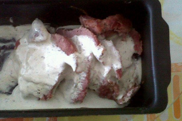 Sobrepaleta ao molho de mostarda