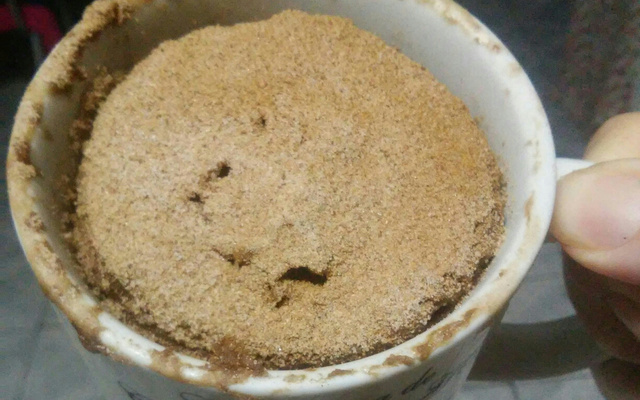 Bolo de capuccino na caneca