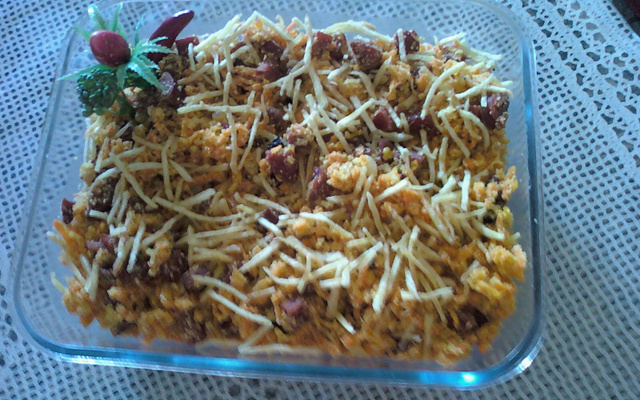 Farofa de cenoura crocante