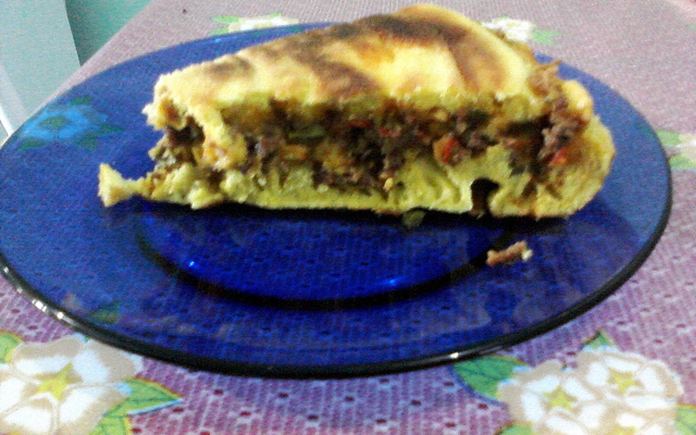 Frigideira de carne moída