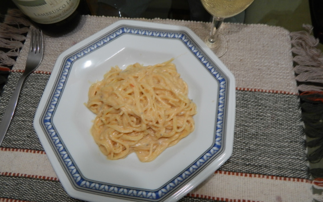 Espaguete ao Molho Gorgonzola