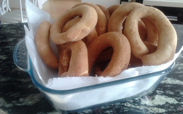 Rosquinha frita de polvilho azedo