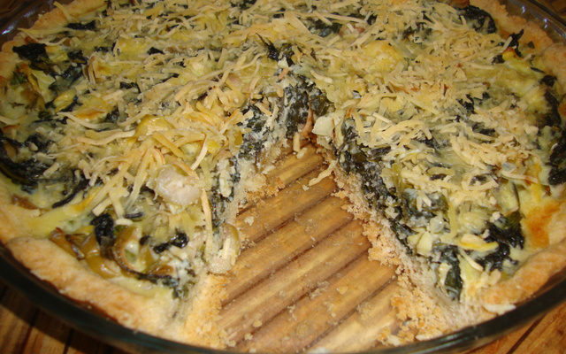 Quiche de espinafre