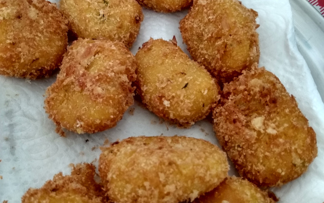Nuggets de milho vegano