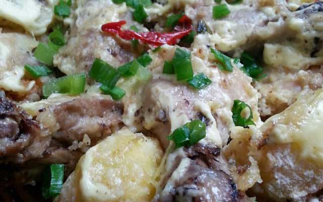 Frango de microondas