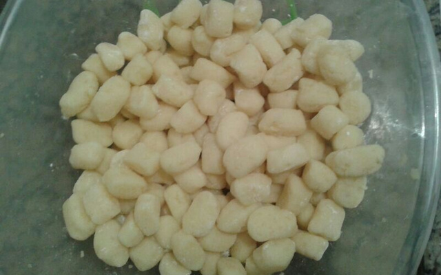 Nhoque fácil, direto no molho