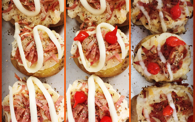 Batatas recheadas especiais da Dani