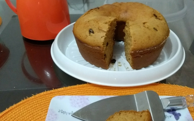 Bolo de doce de leite