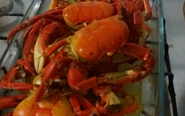 Caranguejo ao leite de coco