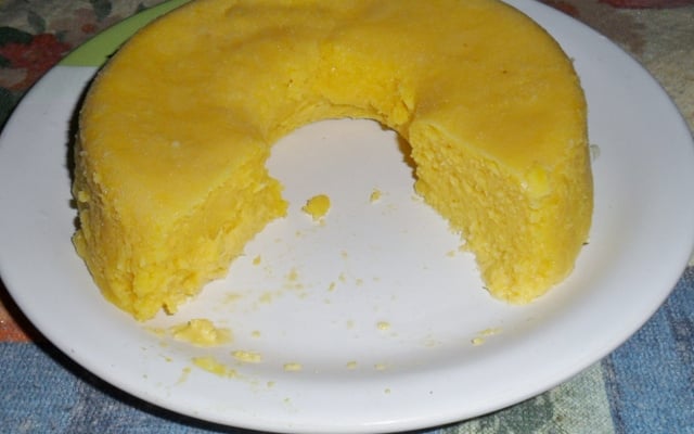 Pamonha em banho-maria