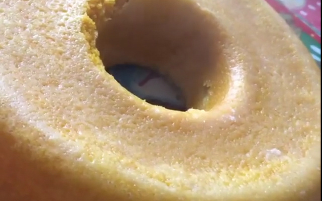 Bolo de cenoura de micro-ondas