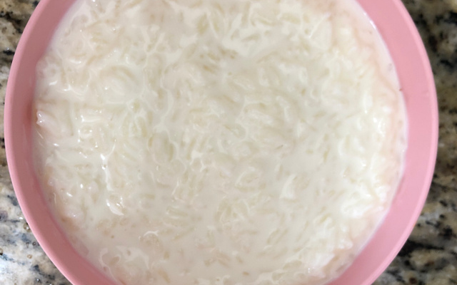 Arroz doce cremoso 
