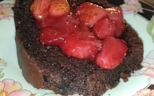 Bolo de chocolate Vegan