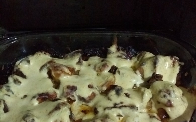 Coxinha da asa ao molho cremoso