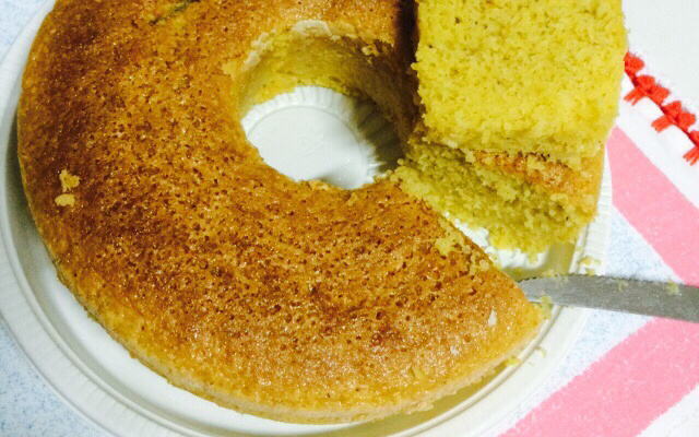 Bolo de milho cremoso sem glúten
