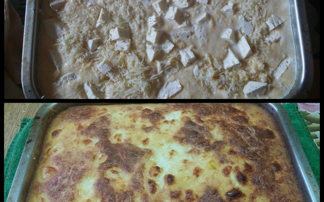 Sopa paraguaia de milharina